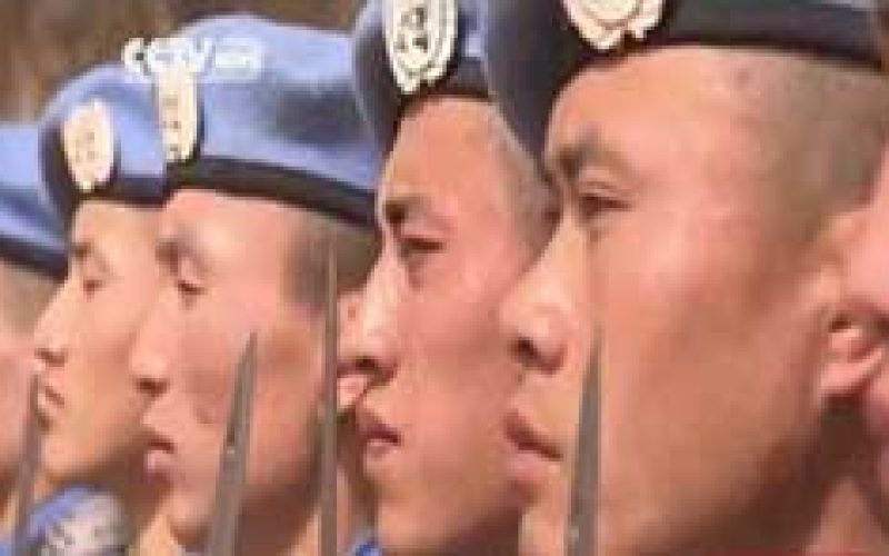 Chinese peacekeepers prepare for Africa missions